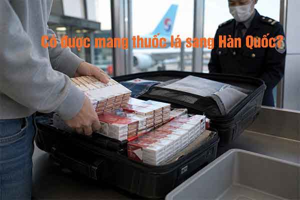 Có được mang thuốc lá sang Hàn Quốc không