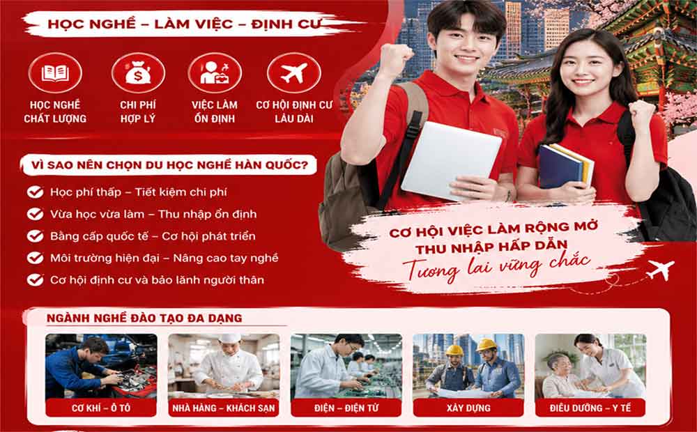 du học nghề tại hàn quốc