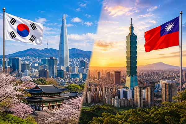Hàn Quốc và Đài Loan 