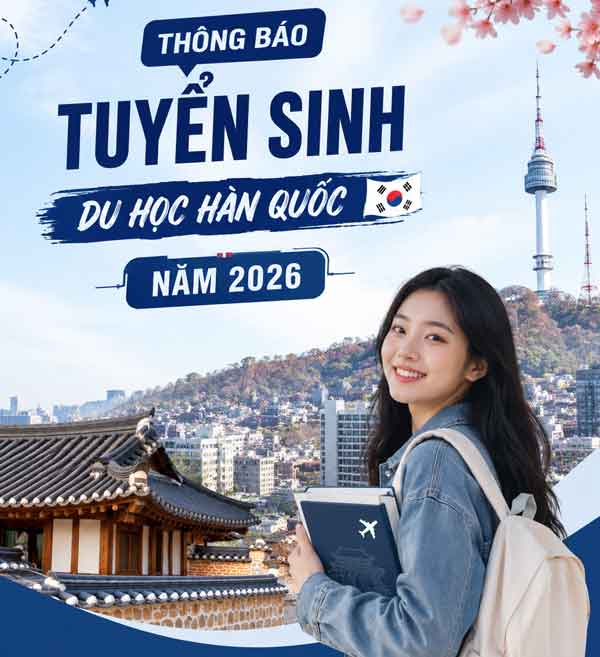 Thông tin tuyển sinh du học Hàn Quốc năm 2026