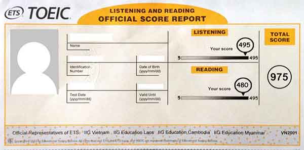 Bằng TOEIC đi du học